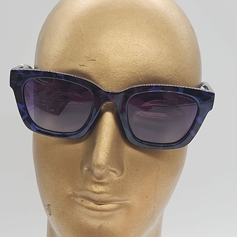 NWT Christian Siriano Womens Sunglasses Bea Blue Tortoise
